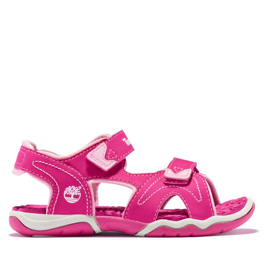 Timberland Kids Sandals Adventure Seeker 2-Strap - Pink - India CN8705364